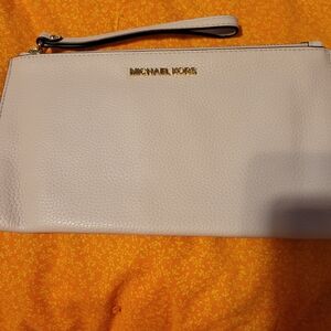 Michael Kors White Wristlet